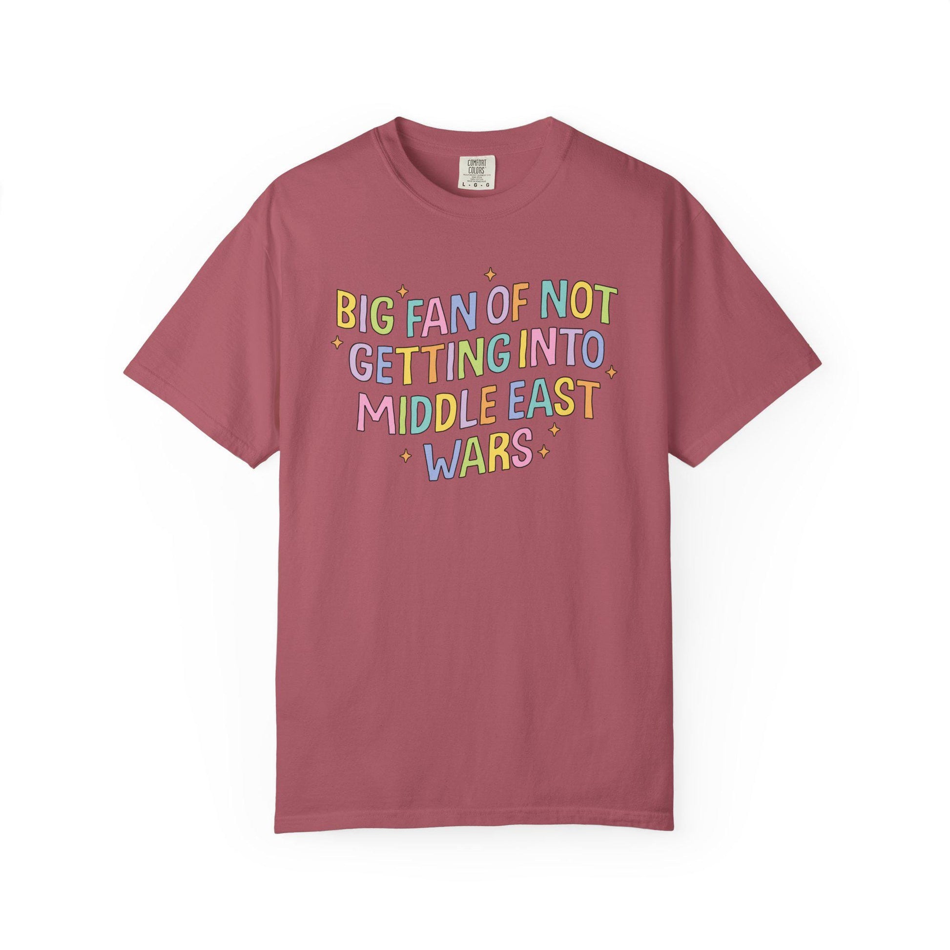 Comfort Colors® Anti-War Peace Shirt for Protest Rally, Anti-Trump FDT Merch