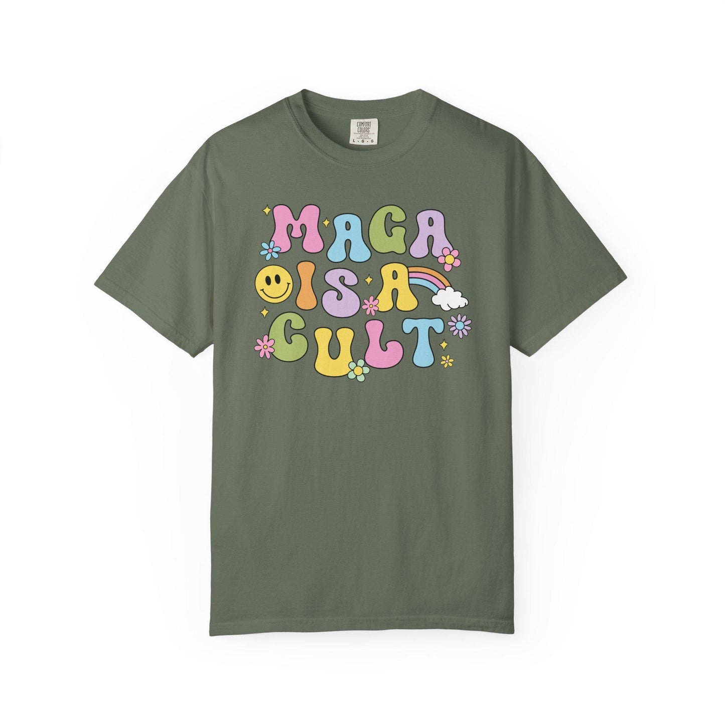 Comfort Colors® MAGA Is A Cult Shirt for Protest Rally, Anti-Trump FDT Merch