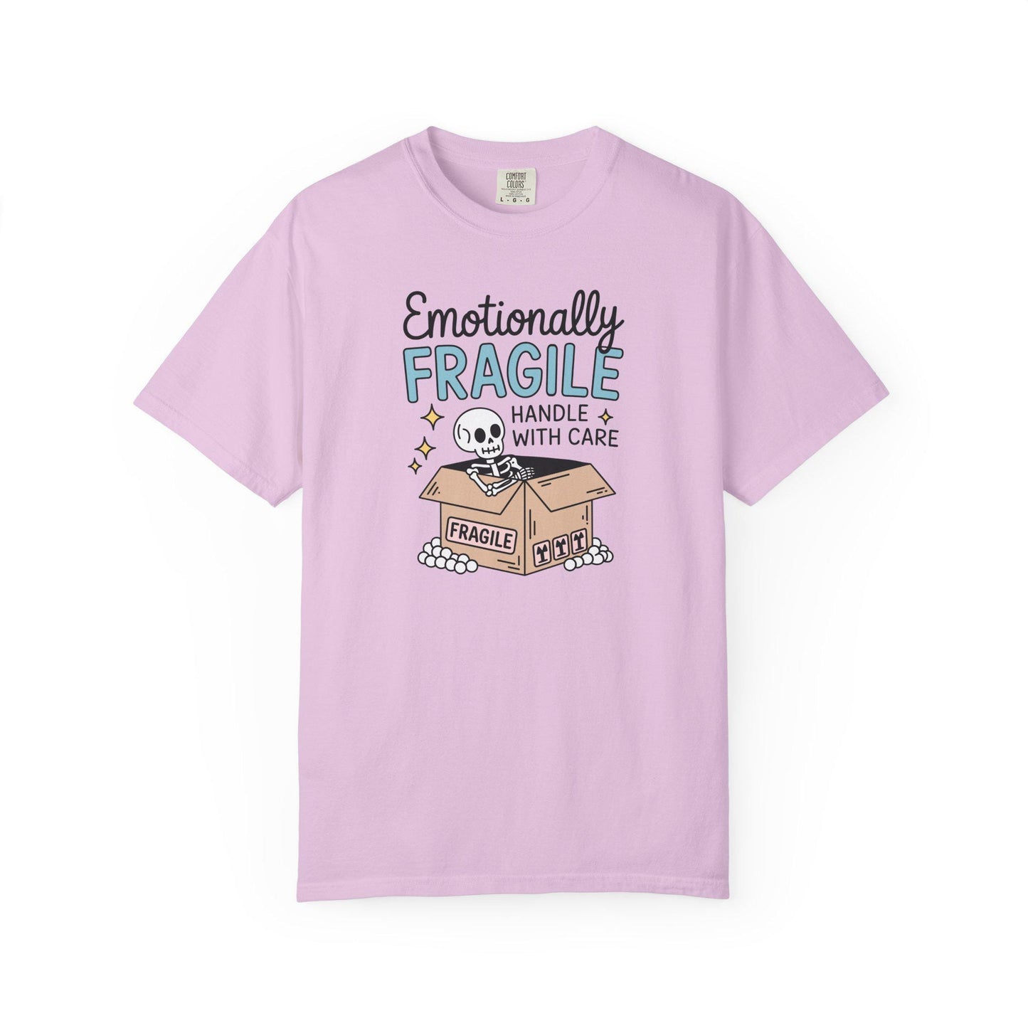 Comfort Colors® Emotionally Fragile Handle With Care Shirt, Funny Mental Health Awareness TShirt