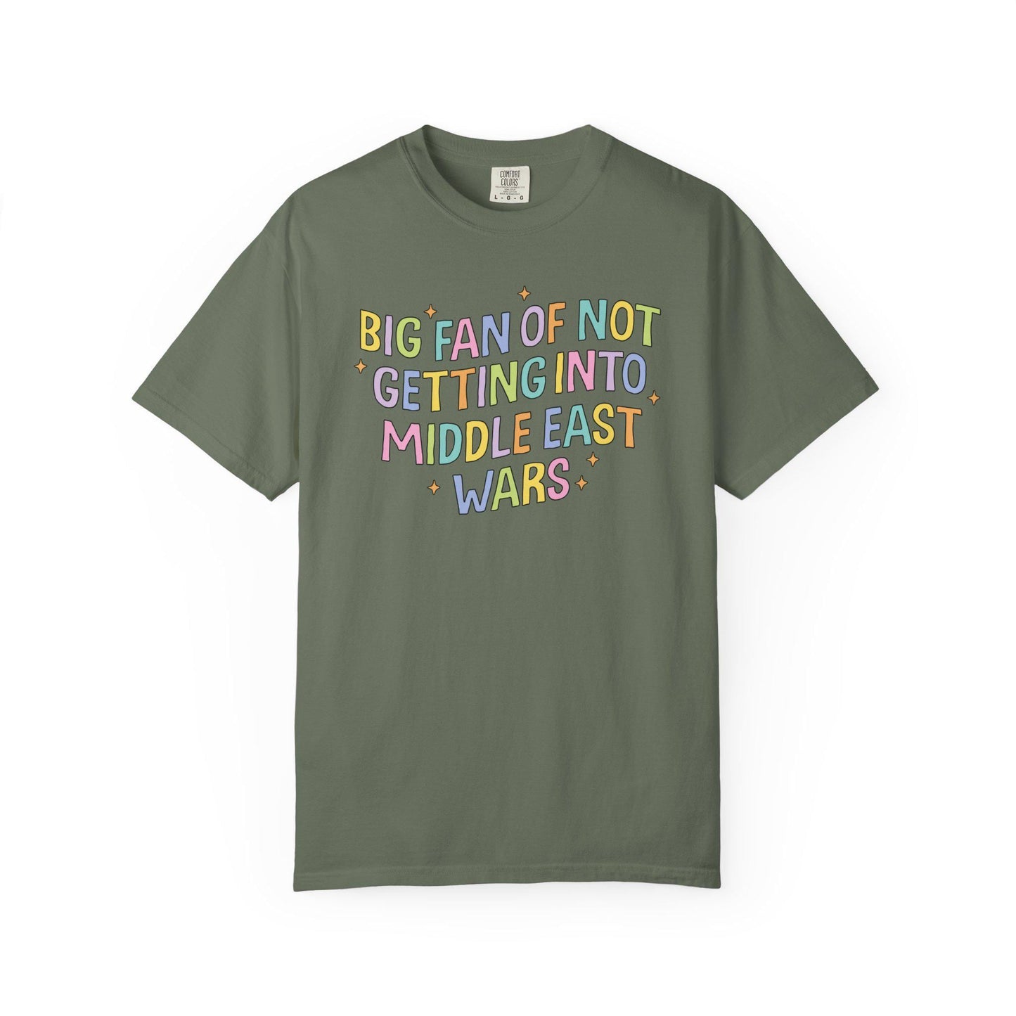 Comfort Colors® Anti-War Peace Shirt for Protest Rally, Anti-Trump FDT Merch