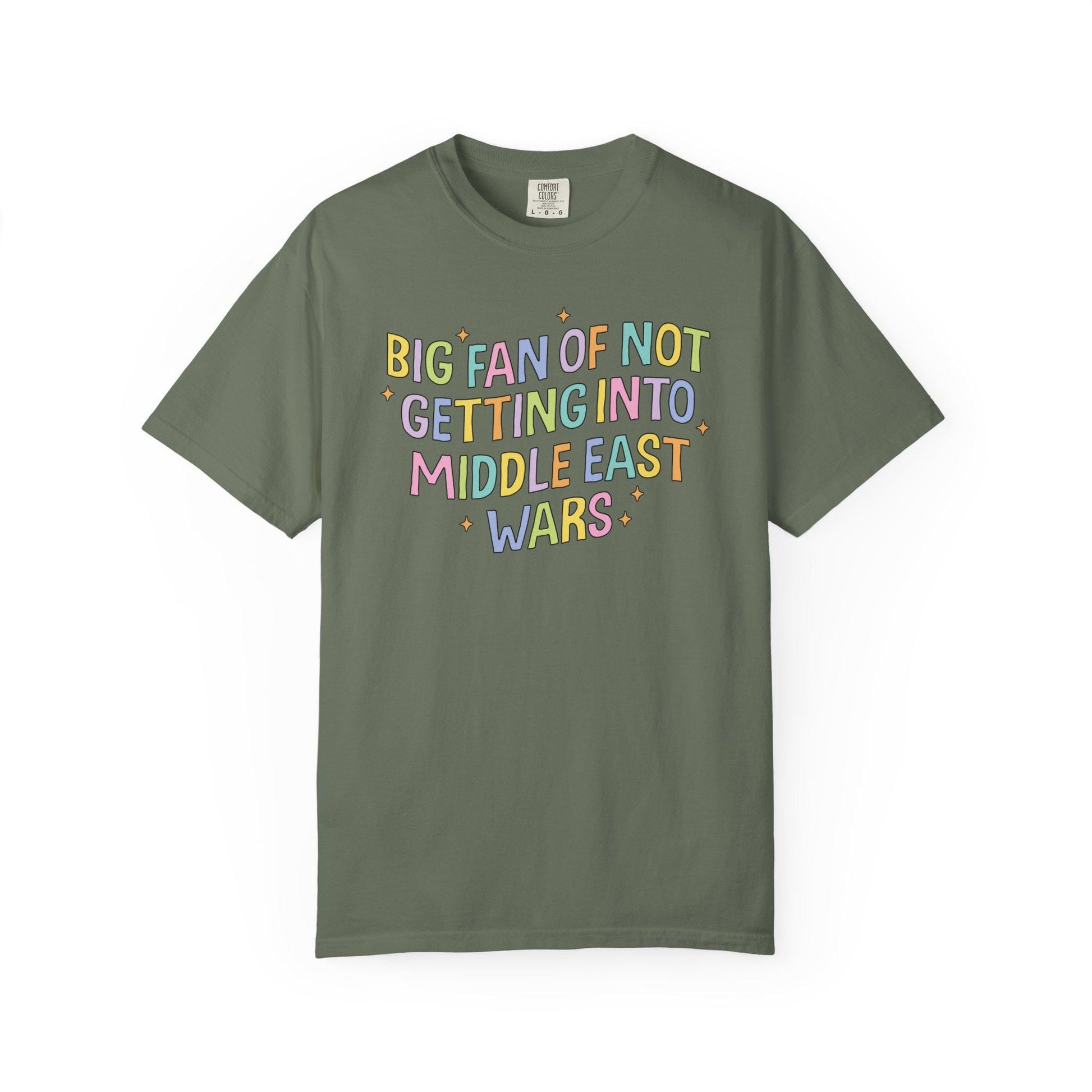 Comfort Colors® Anti-War Peace Shirt for Protest Rally, Anti-Trump FDT Merch