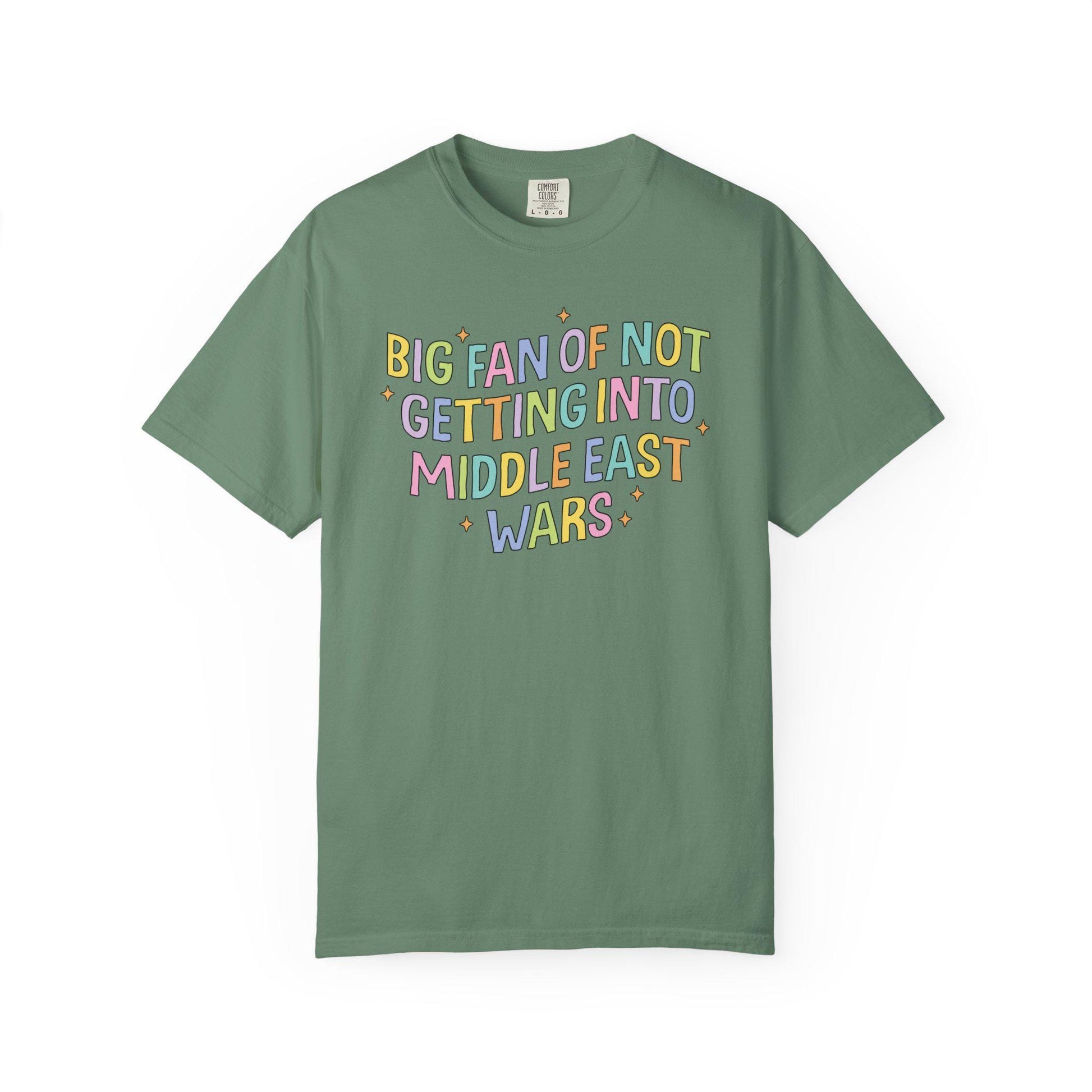 Comfort Colors® Anti-War Peace Shirt for Protest Rally, Anti-Trump FDT Merch