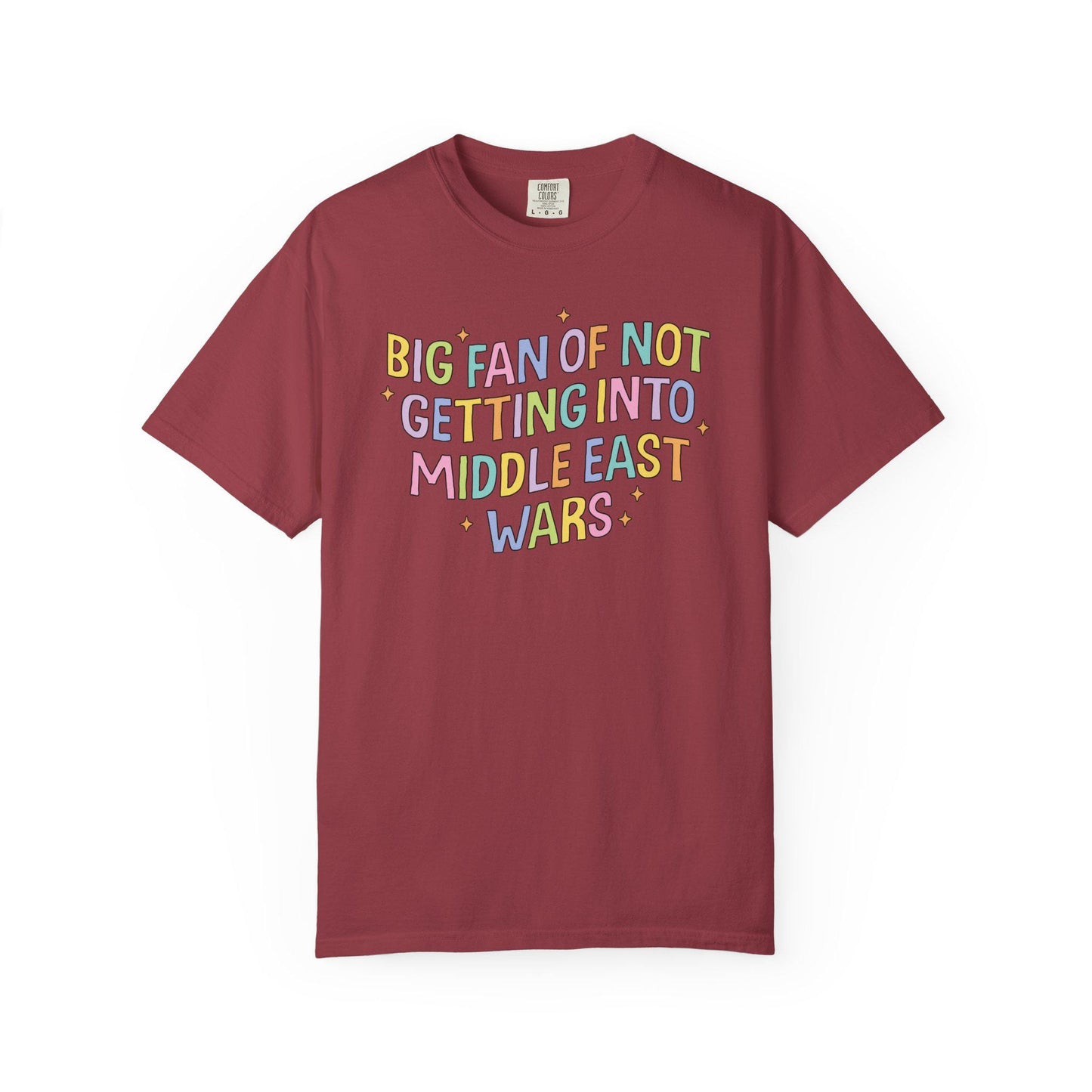 Comfort Colors® Anti-War Peace Shirt for Protest Rally, Anti-Trump FDT Merch