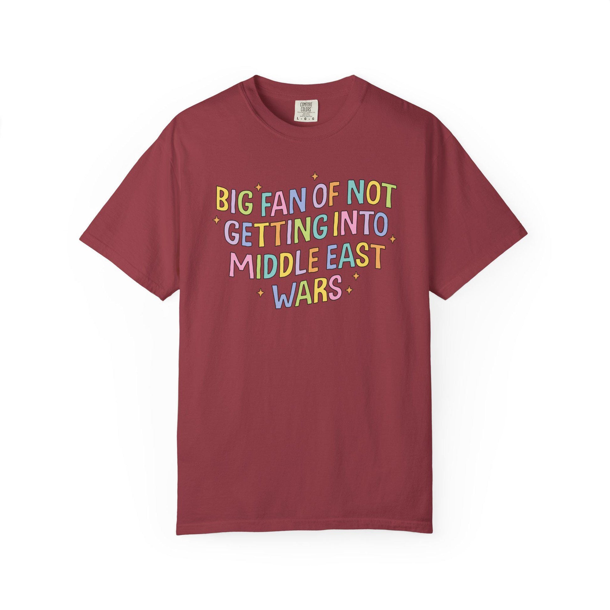 Comfort Colors® Anti-War Peace Shirt for Protest Rally, Anti-Trump FDT Merch