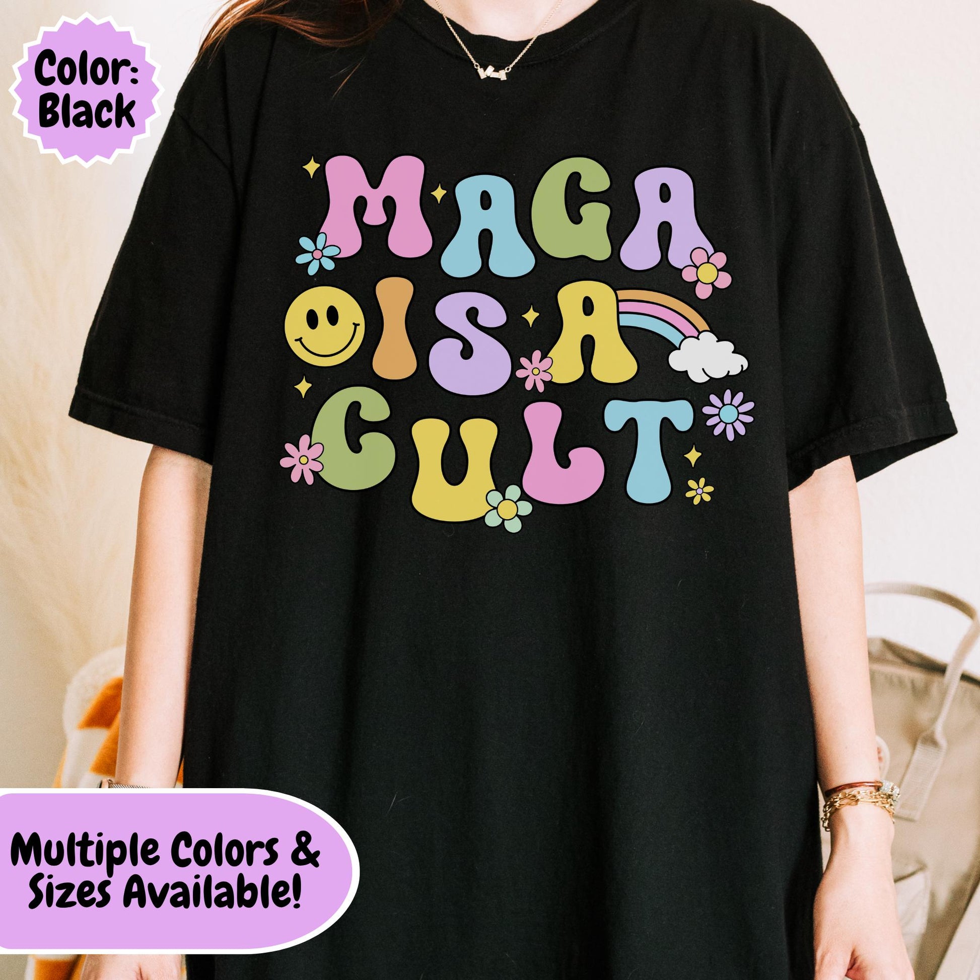 Comfort Colors® MAGA Is A Cult Shirt for Protest Rally, Anti-Trump FDT Merch