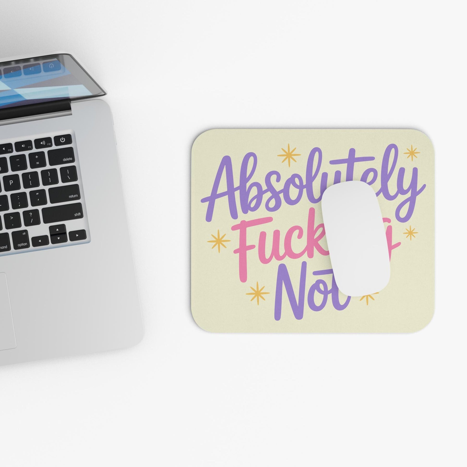 Absolutely F*cking Not Mouse Pad, Hilarious Snarky Office Humor