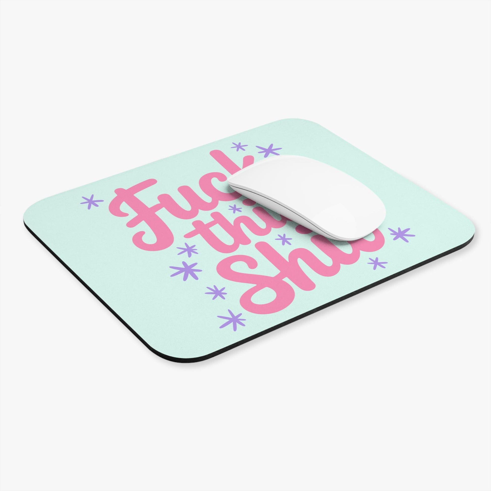 F*ck This Sh*t Mouse Pad, Hilarious Snarky Office Humor, Coworker Gag Gift