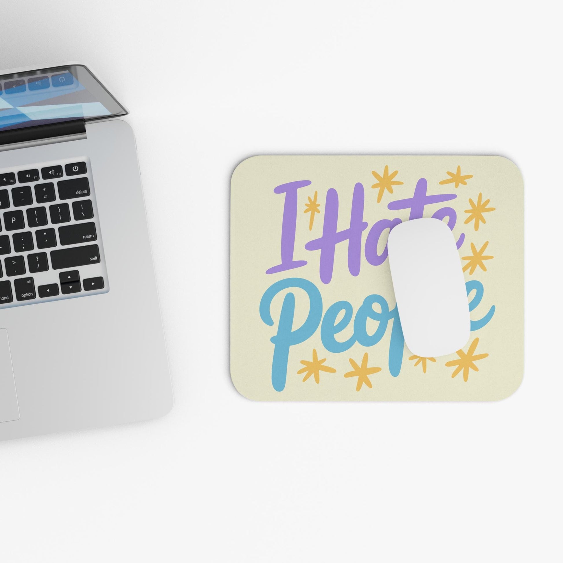 I Hate People Mouse Pad, Hilarious Snarky Office Humor