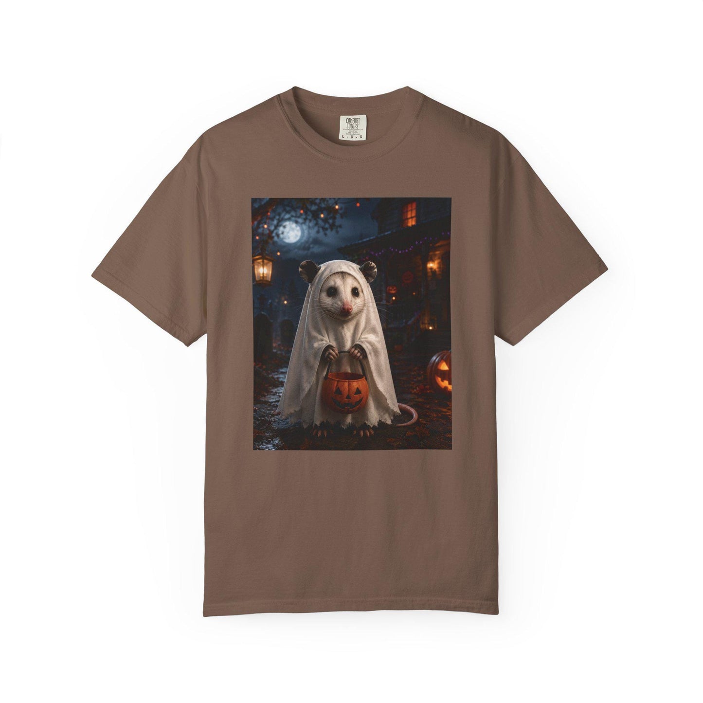 Halloween Possum Shirt, Cute Ghost Opossum Tee, Spooky Season Animal T-shirt, Funny Fall Wildlife Graphic Gift