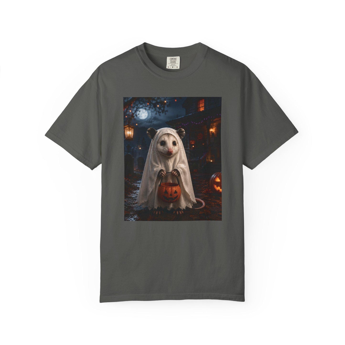 Halloween Possum Shirt, Cute Ghost Opossum Tee, Spooky Season Animal T-shirt, Funny Fall Wildlife Graphic Gift