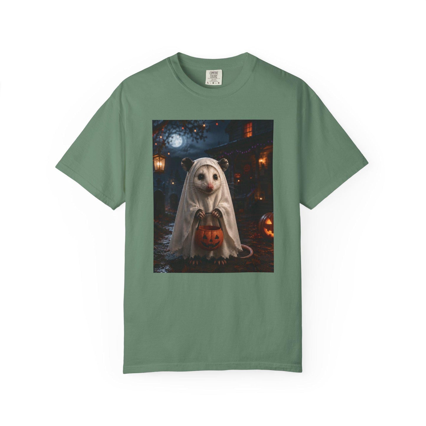 Halloween Possum Shirt, Cute Ghost Opossum Tee, Spooky Season Animal T-shirt, Funny Fall Wildlife Graphic Gift