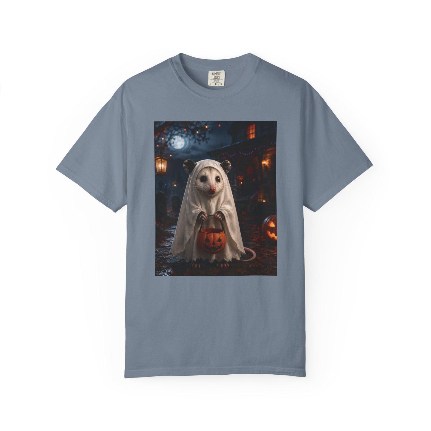 Halloween Possum Shirt, Cute Ghost Opossum Tee, Spooky Season Animal T-shirt, Funny Fall Wildlife Graphic Gift