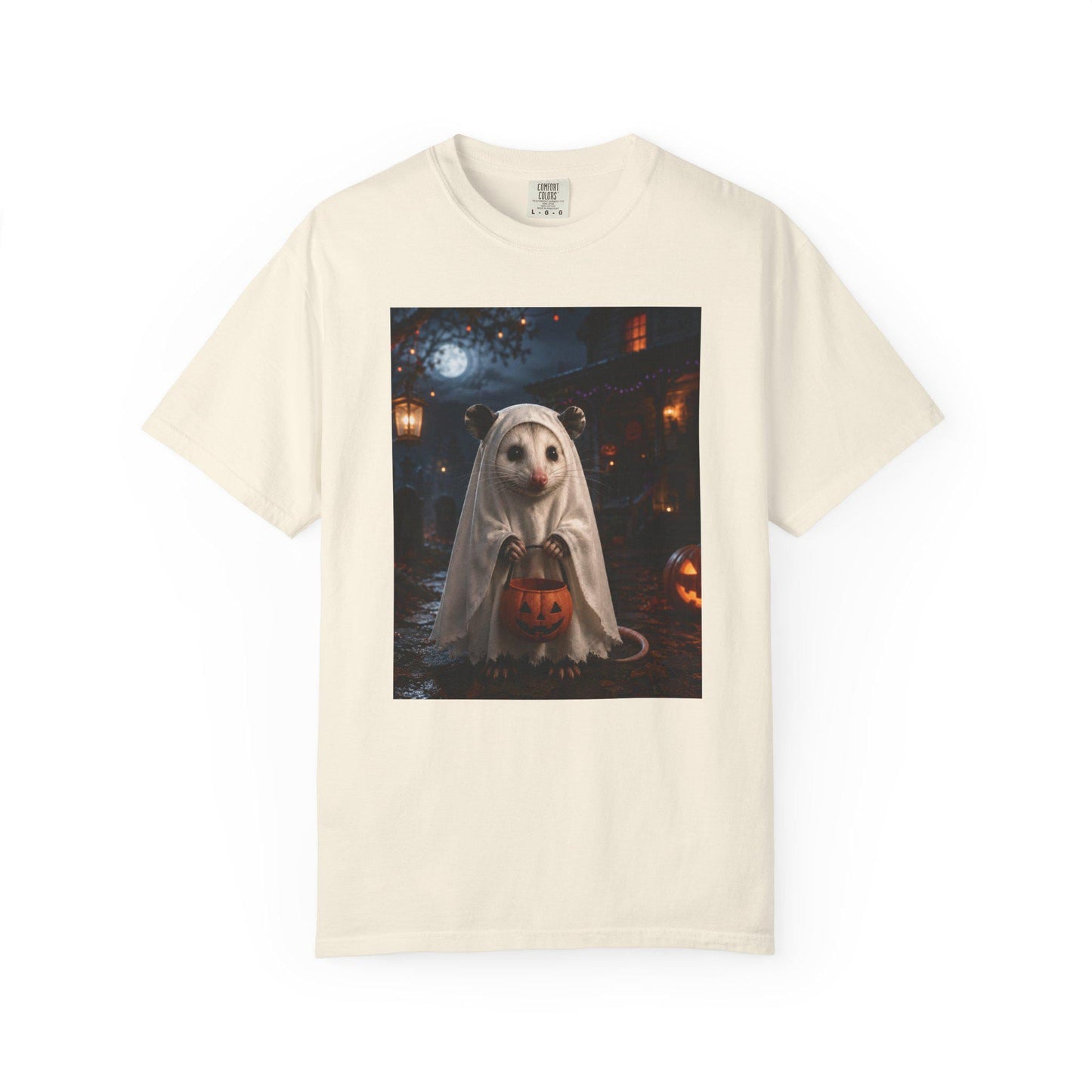 Halloween Possum Shirt, Cute Ghost Opossum Tee, Spooky Season Animal T-shirt, Funny Fall Wildlife Graphic Gift