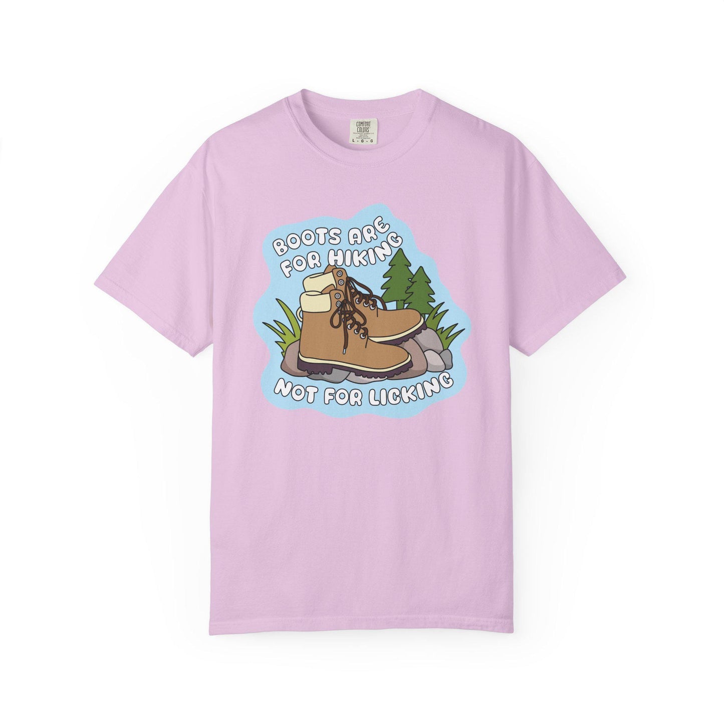 Boots Are For Hiking Not For Licking Shirt, Funny Anti Trump Tee, FDT Political Humor Hiking T-Shirt, Smash The Patriarchy