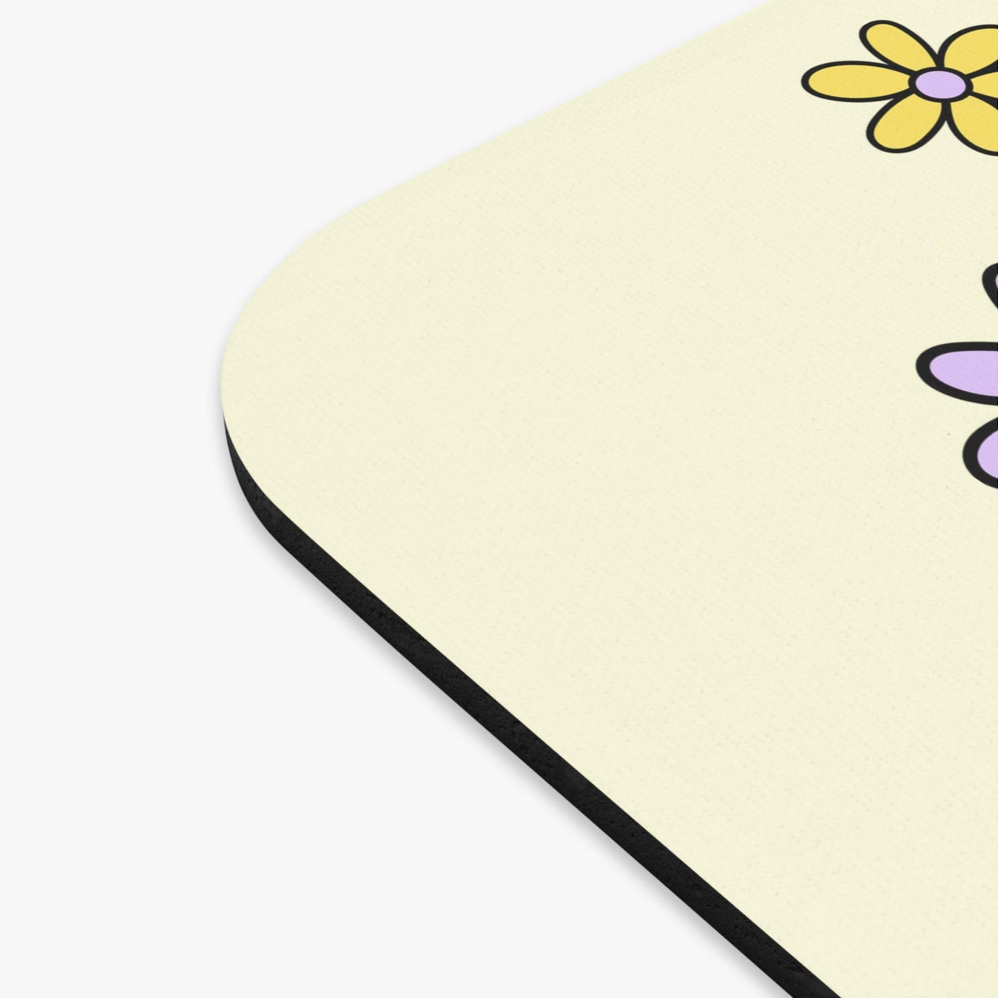 Retro 8647 Mouse Pad, Pastel Flowers Anti Trump FDT Gift For Her