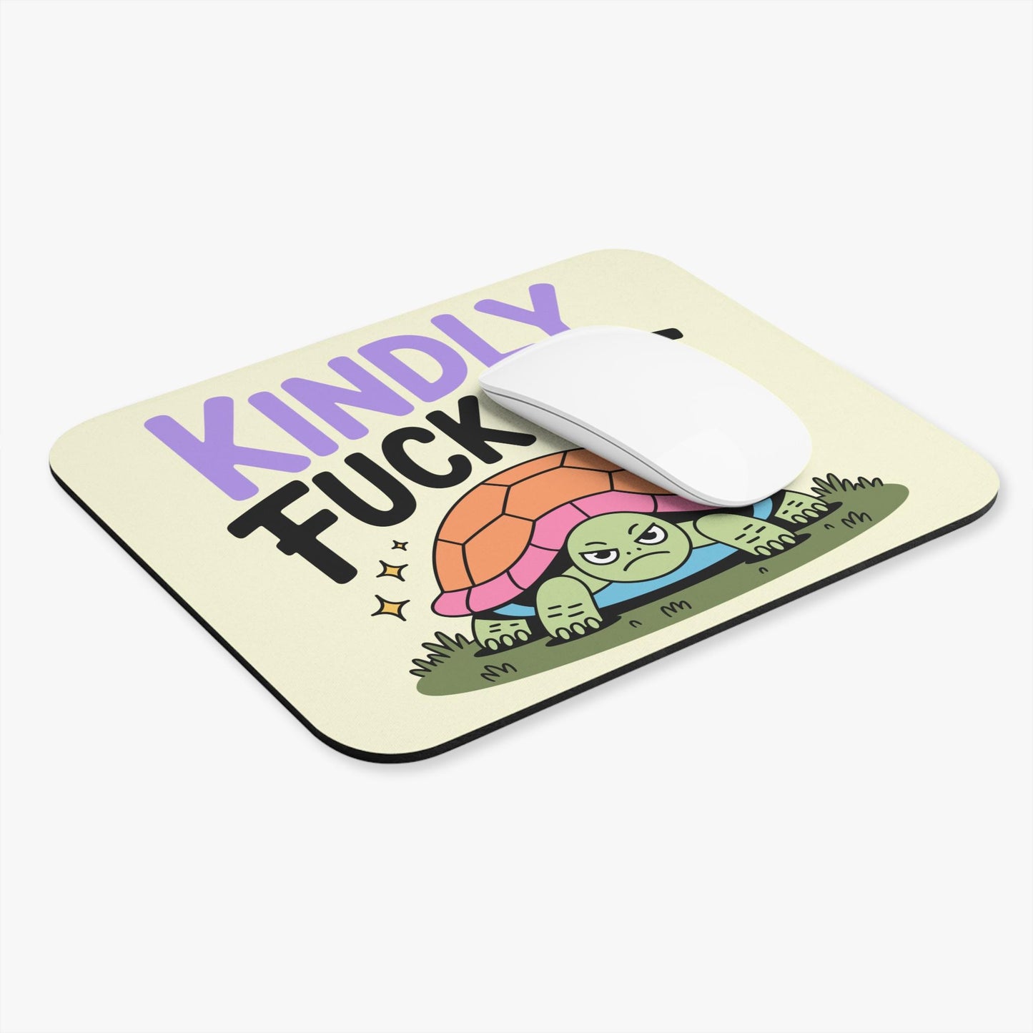 Kindly F*ck Off Mouse Pad, Hilarious Snarky Office Humor