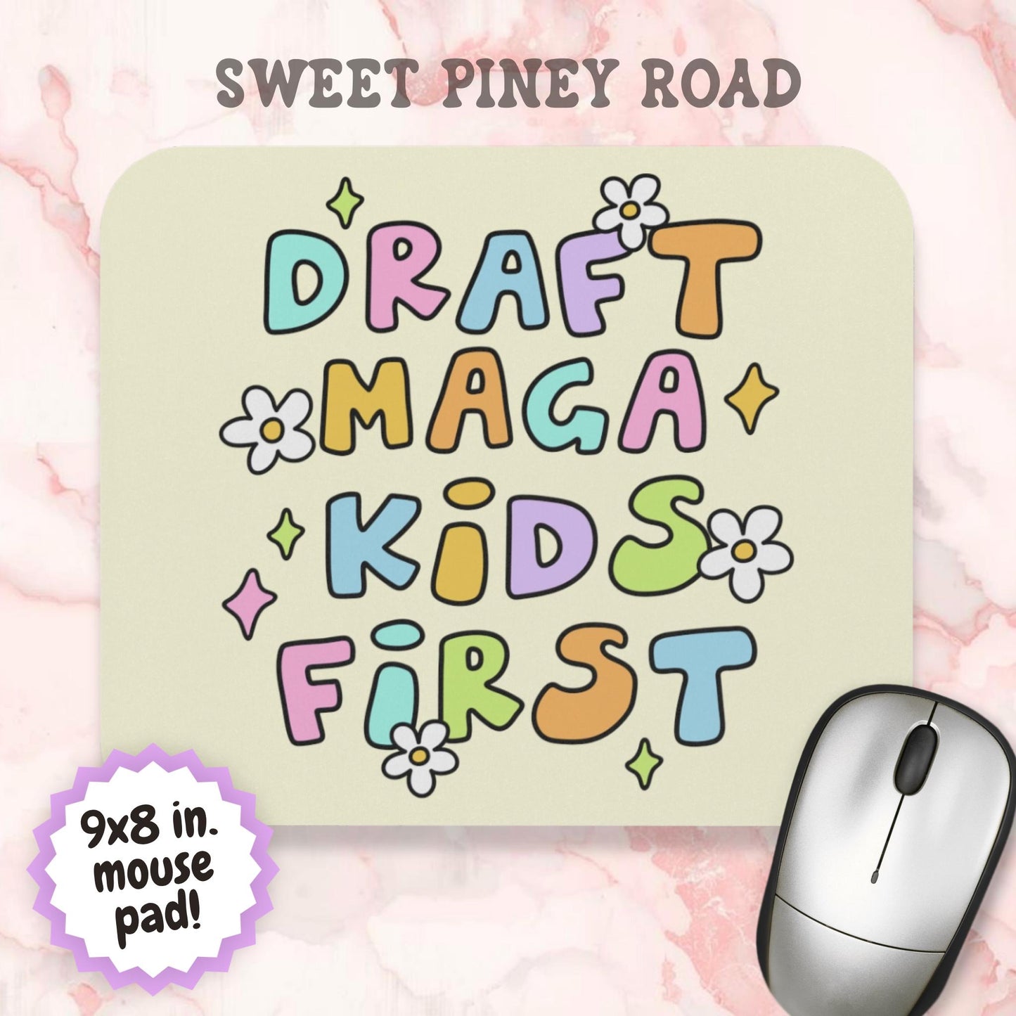 Anti-MAGA FDT Mouse Pad, Hilarious Snarky Liberal Office Humor