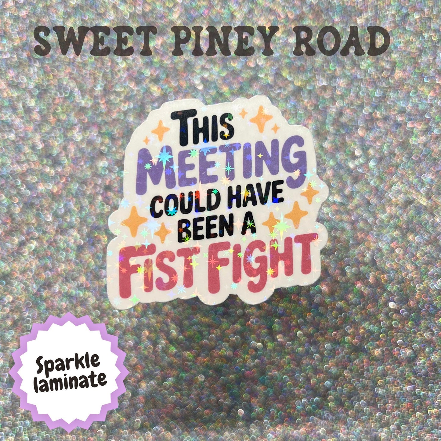 This Meeting Could Have Been a Fist Fight Sticker, Funny Office Humor, Snarky Coworker Gift, Workplace Meme, Corporate Humor