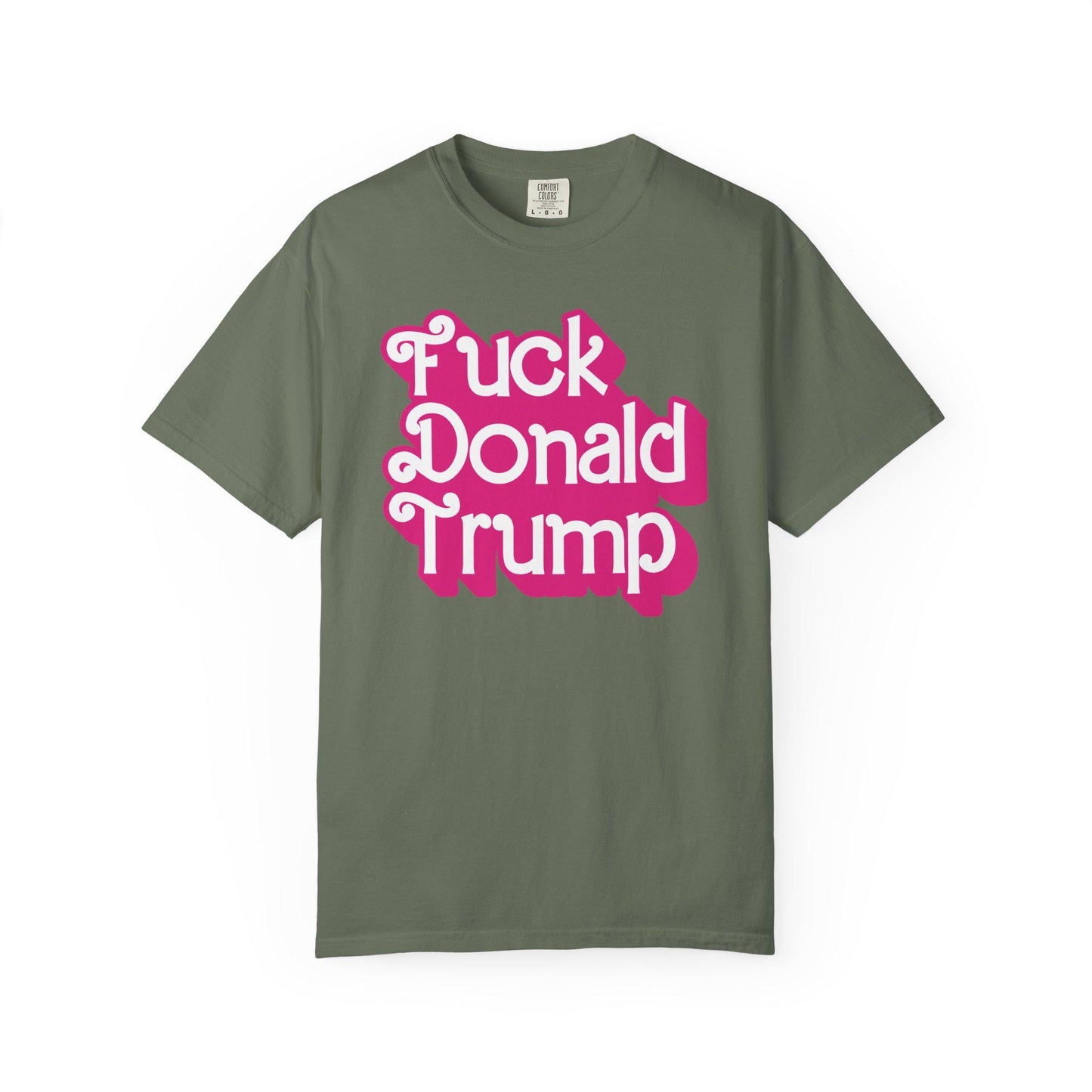 F*ck Donald Trump Shirt, Funny Anti Trump Political Humor Tee, FDT Anti MAGA Graphic T-Shirt, Girly Y2k Aesthetic
