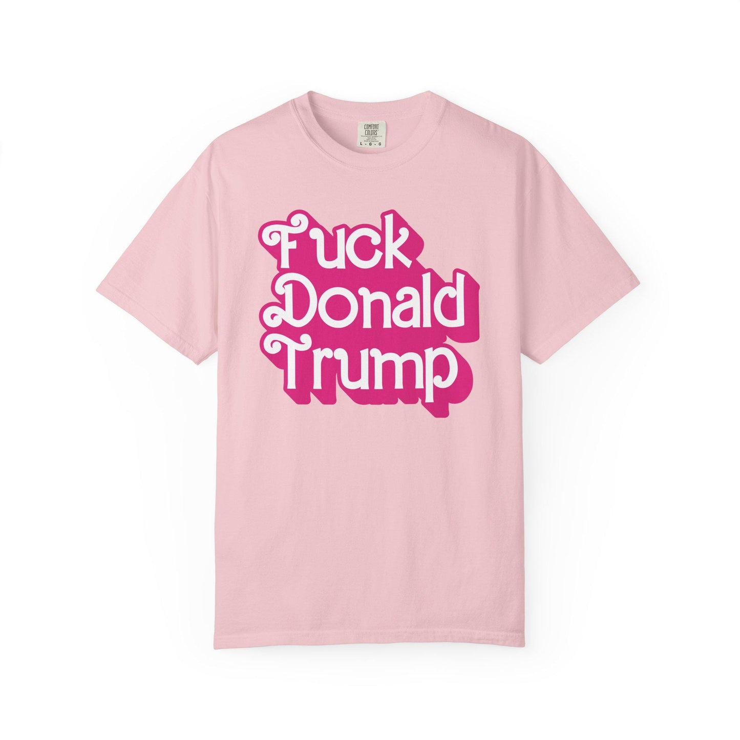 F*ck Donald Trump Shirt, Funny Anti Trump Political Humor Tee, FDT Anti MAGA Graphic T-Shirt, Girly Y2k Aesthetic