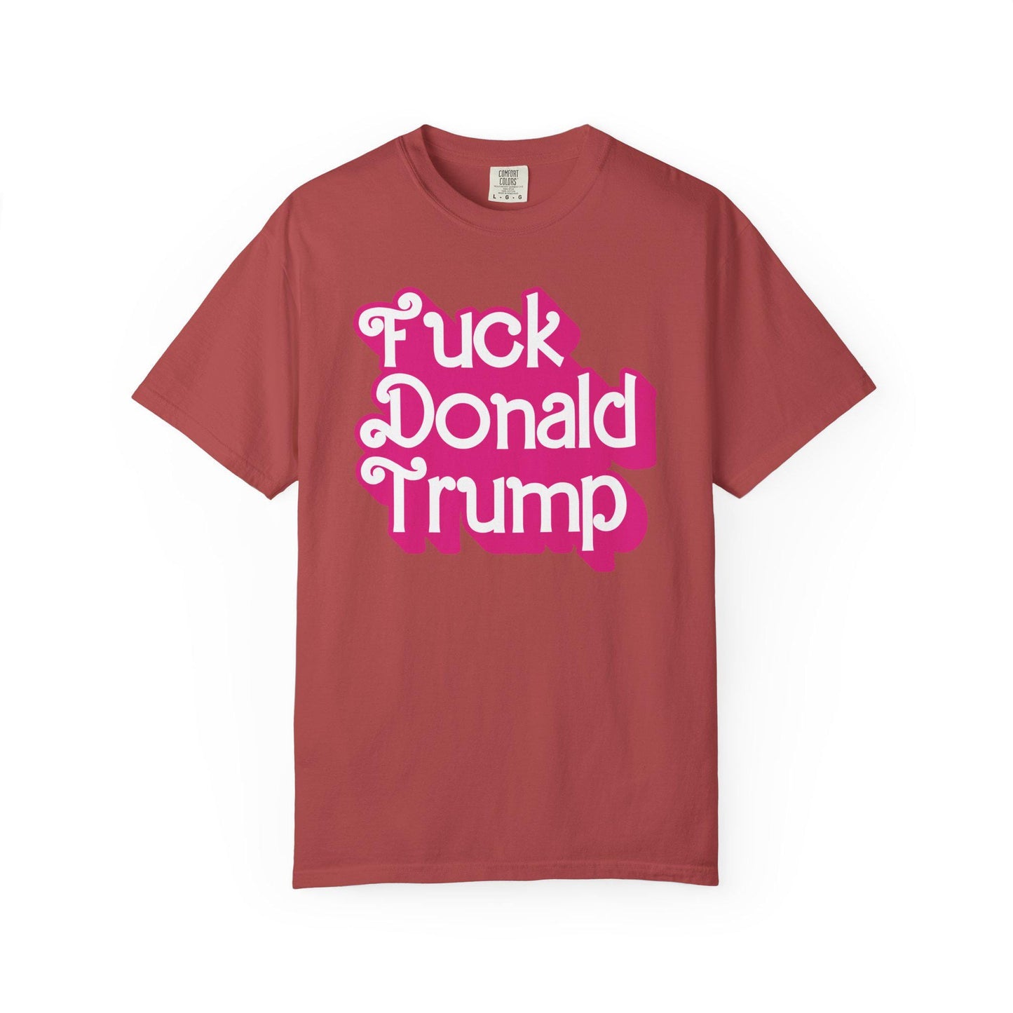 F*ck Donald Trump Shirt, Funny Anti Trump Political Humor Tee, FDT Anti MAGA Graphic T-Shirt, Girly Y2k Aesthetic