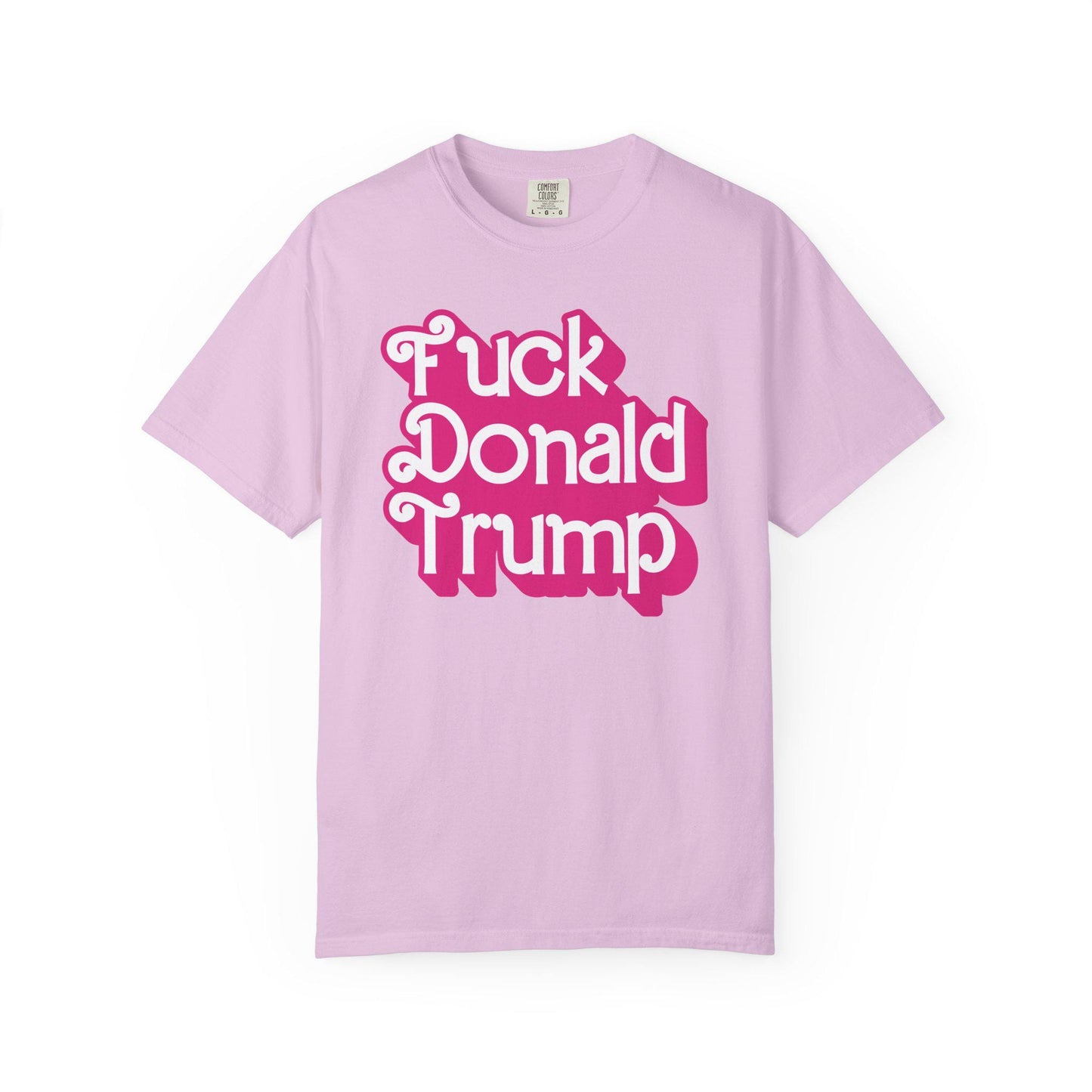 F*ck Donald Trump Shirt, Funny Anti Trump Political Humor Tee, FDT Anti MAGA Graphic T-Shirt, Girly Y2k Aesthetic