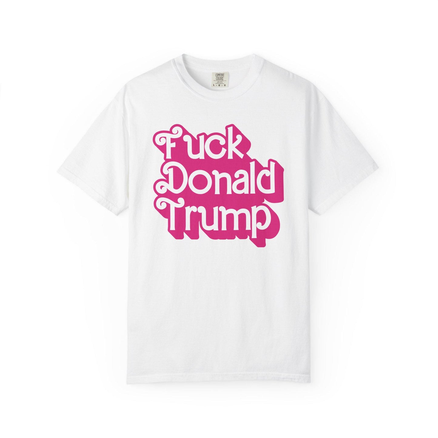 F*ck Donald Trump Shirt, Funny Anti Trump Political Humor Tee, FDT Anti MAGA Graphic T-Shirt, Girly Y2k Aesthetic