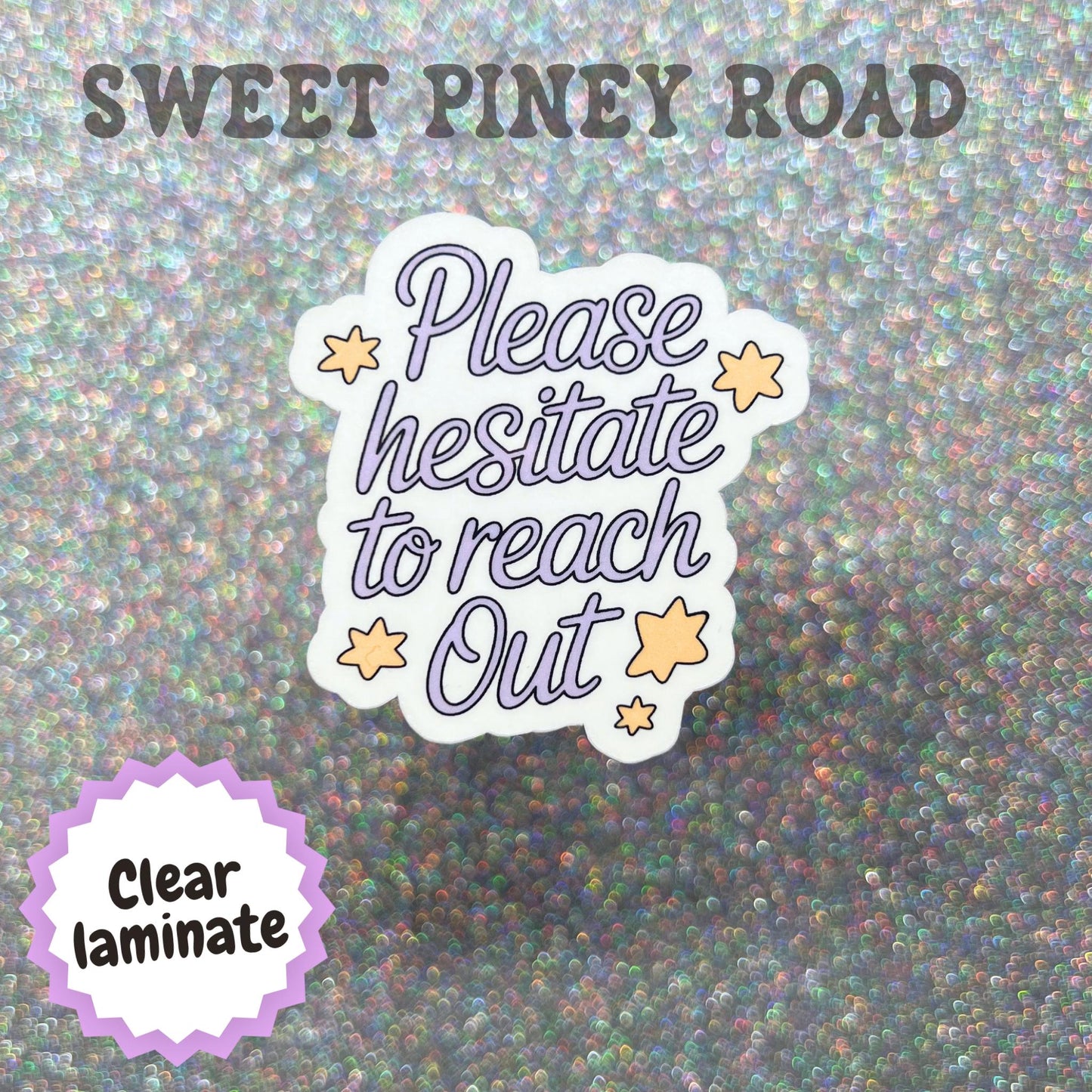 Please Hesitate To Reach Out Sticker, Funny Introvert Sticker, Social Anxiety Humor Decal, Sarcastic Office Humor, Anti Social Gift