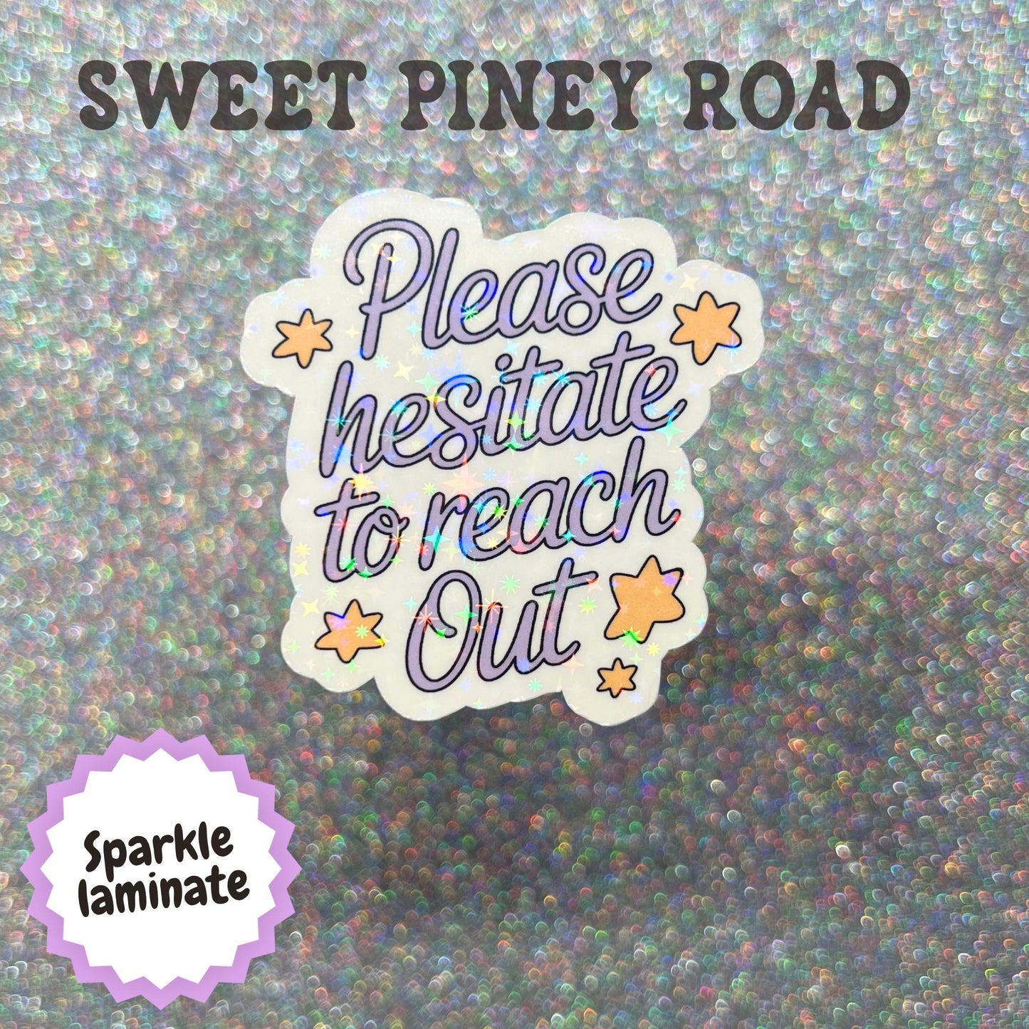 Please Hesitate To Reach Out Sticker, Funny Introvert Sticker, Social Anxiety Humor Decal, Sarcastic Office Humor, Anti Social Gift