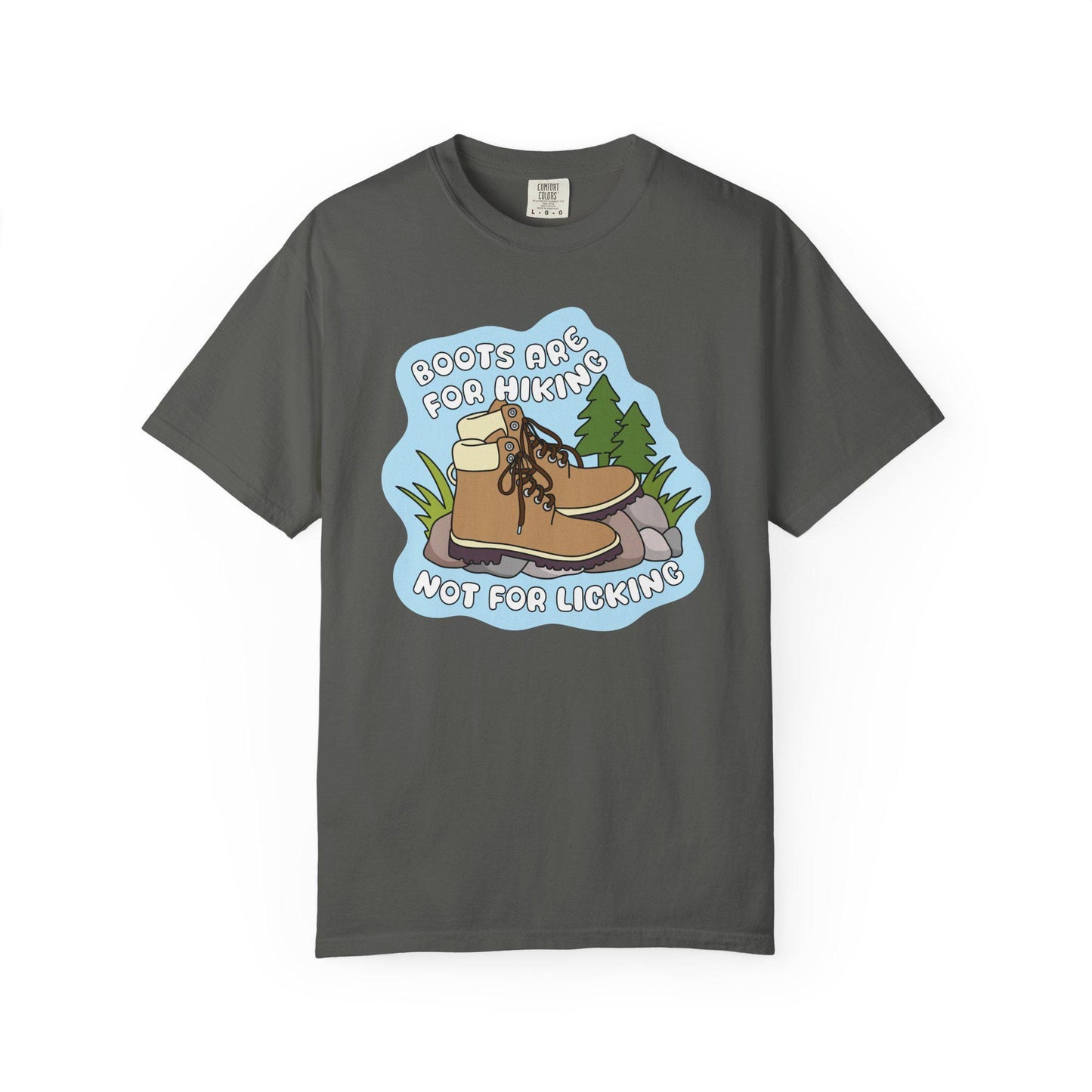 Boots Are For Hiking Not For Licking Shirt, Funny Anti Trump Tee, FDT Political Humor Hiking T-Shirt, Smash The Patriarchy