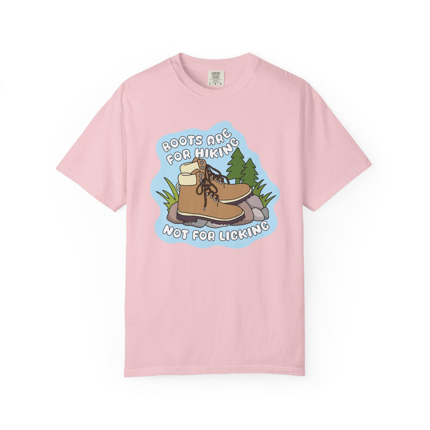 Boots Are For Hiking Not For Licking Shirt, Funny Anti Trump Tee, FDT Political Humor Hiking T-Shirt, Smash The Patriarchy