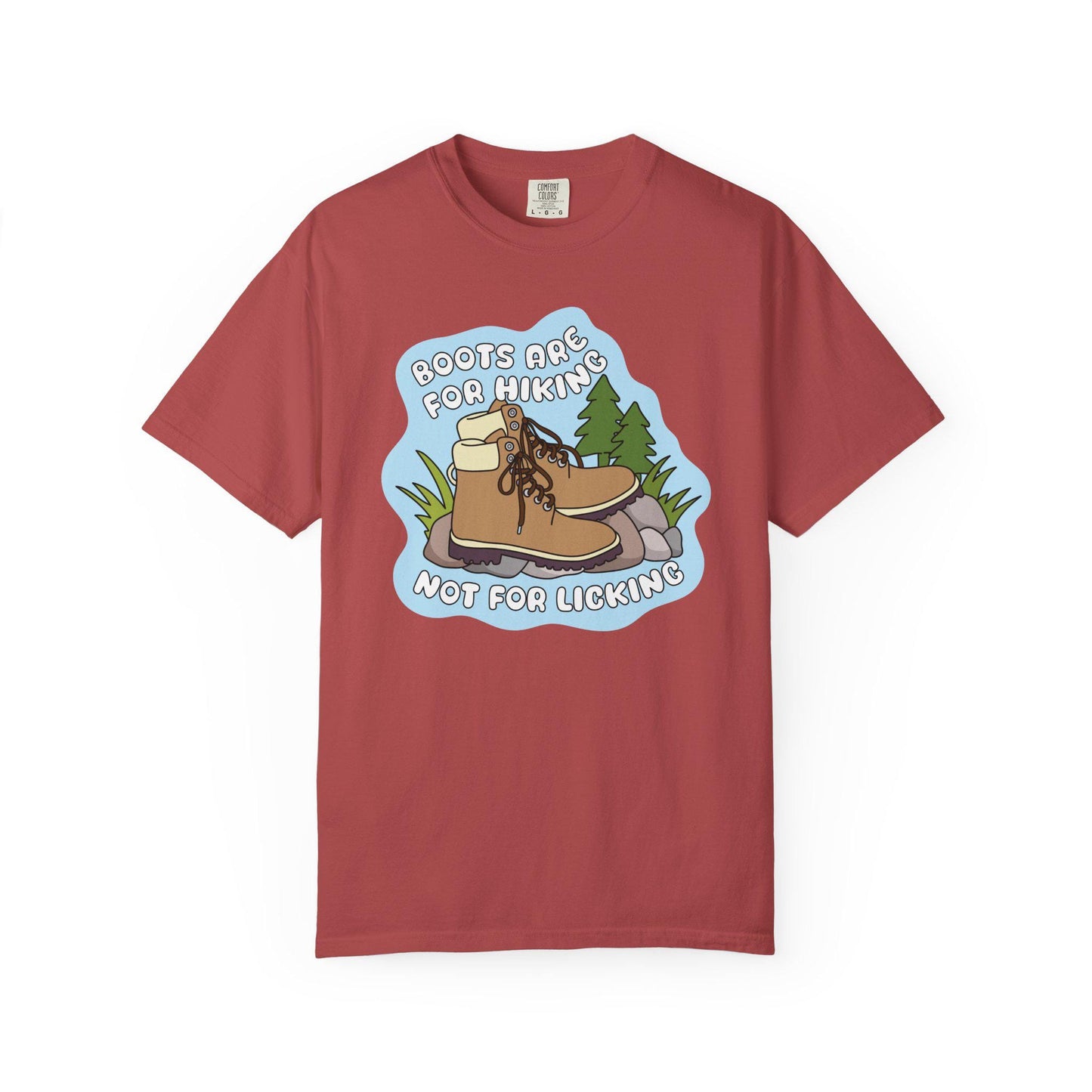 Boots Are For Hiking Not For Licking Shirt, Funny Anti Trump Tee, FDT Political Humor Hiking T-Shirt, Smash The Patriarchy