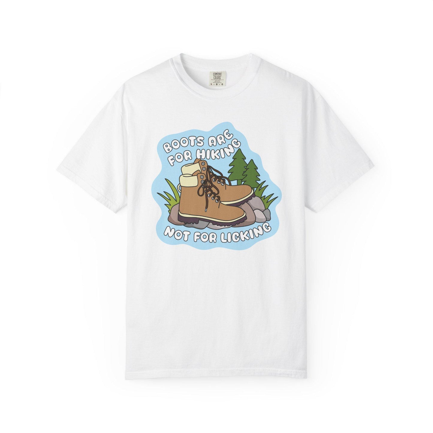 Boots Are For Hiking Not For Licking Shirt, Funny Anti Trump Tee, FDT Political Humor Hiking T-Shirt, Smash The Patriarchy