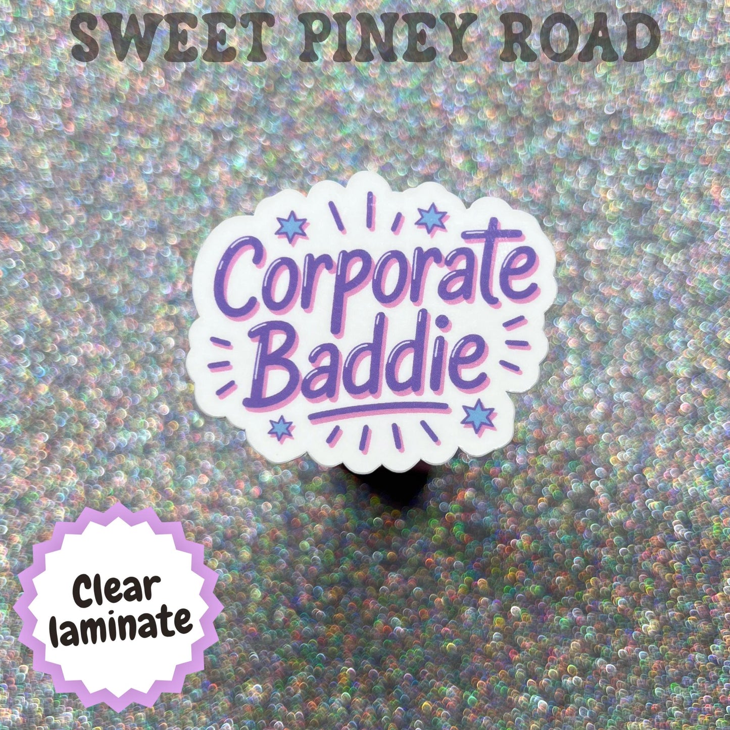 Corporate Baddie Sticker, Office Worker Humor, Career Girl Stickers, Work Bestie Gift, Corporate Humor, Coworker Gift