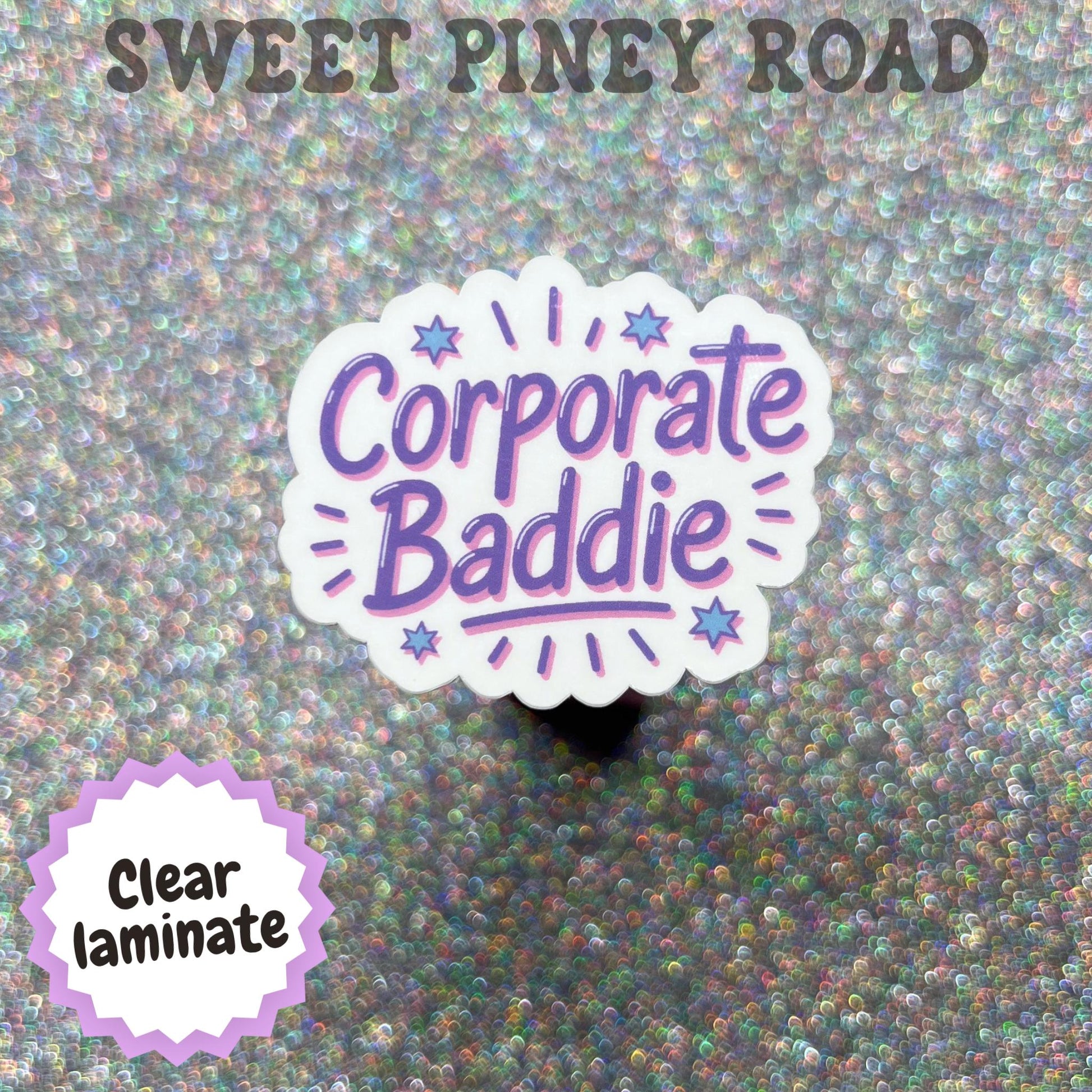 Corporate Baddie Sticker, Office Worker Humor, Career Girl Stickers, Work Bestie Gift, Corporate Humor, Coworker Gift