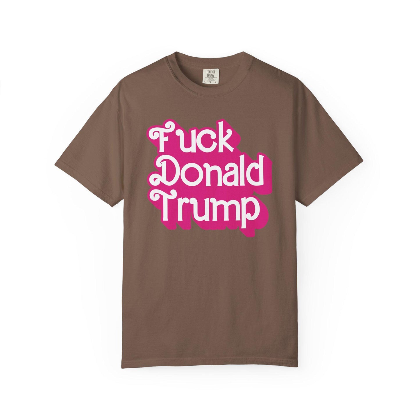 F*ck Donald Trump Shirt, Funny Anti Trump Political Humor Tee, FDT Anti MAGA Graphic T-Shirt, Girly Y2k Aesthetic