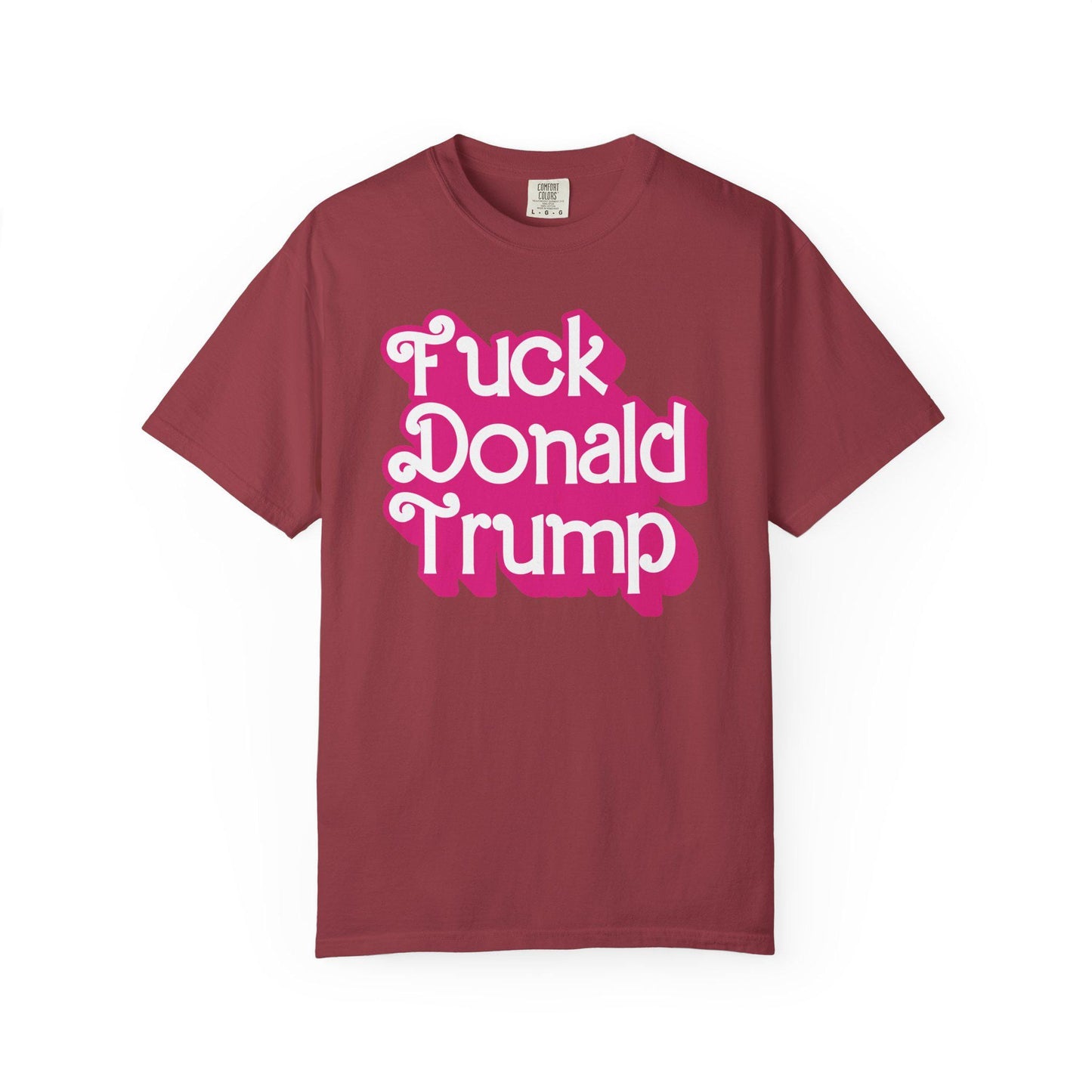 F*ck Donald Trump Shirt, Funny Anti Trump Political Humor Tee, FDT Anti MAGA Graphic T-Shirt, Girly Y2k Aesthetic
