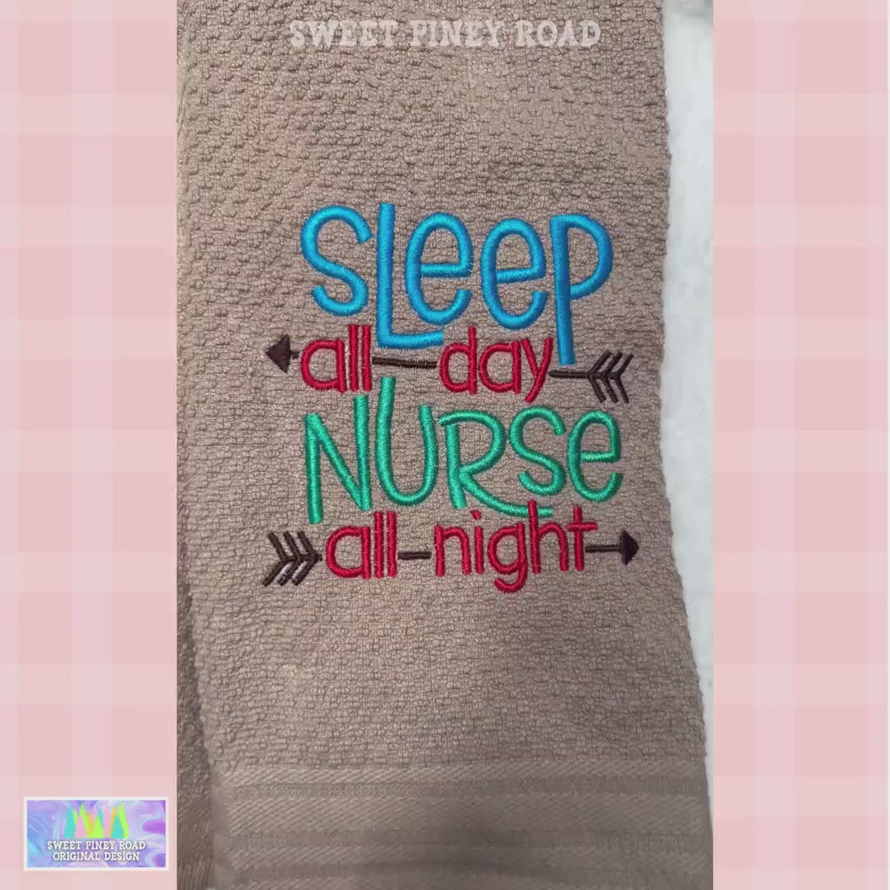 Nurse Embroidered Towel, Funny Personalized Nursing Bath Decor, Birthday Housewarming Christmas Gift, Adorable Doctor Wash Cloth For Kitchen