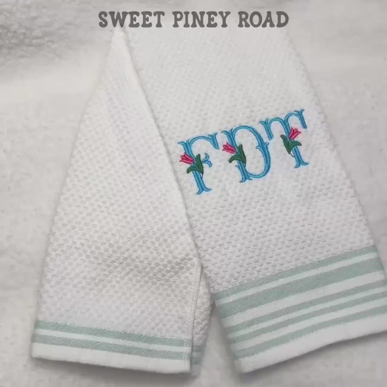 Subtle Anti Trump Hand Towel, F*ck Trump Liberal Gift Political FDT Kitchen Funny Home Decor, Eat The Rich Resist Floral Towels