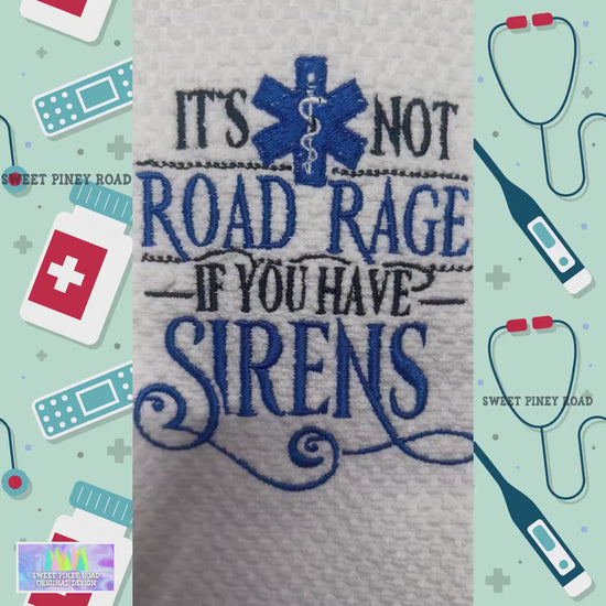 Funny Medical Embroidered Towel, Personalized EMS Bath Decor, Birthday Housewarming Christmas Gift, Nurse Doctor Wash Cloth For Kitchen